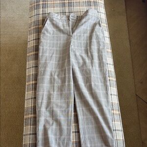 Gray Plaid Trousers